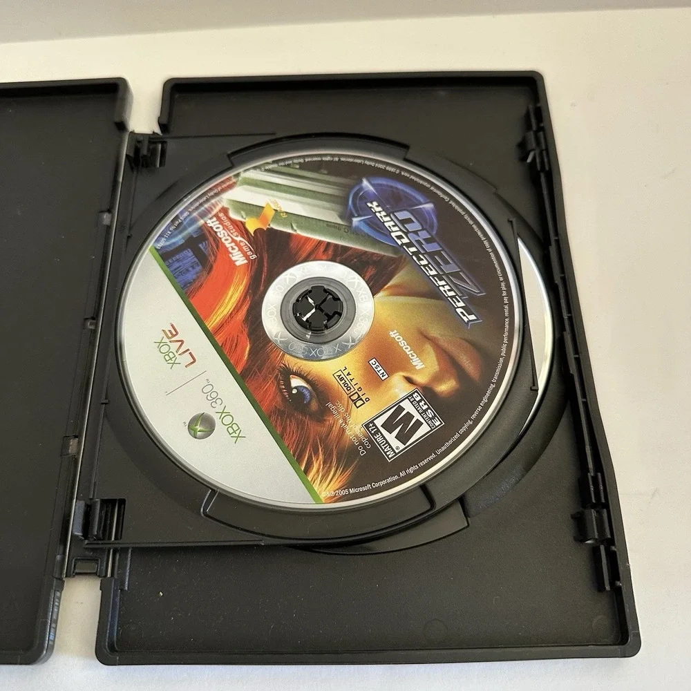Perfect Dark Zero Collectors Edition - Steel Book XBOX 360‎ NO MANUAL